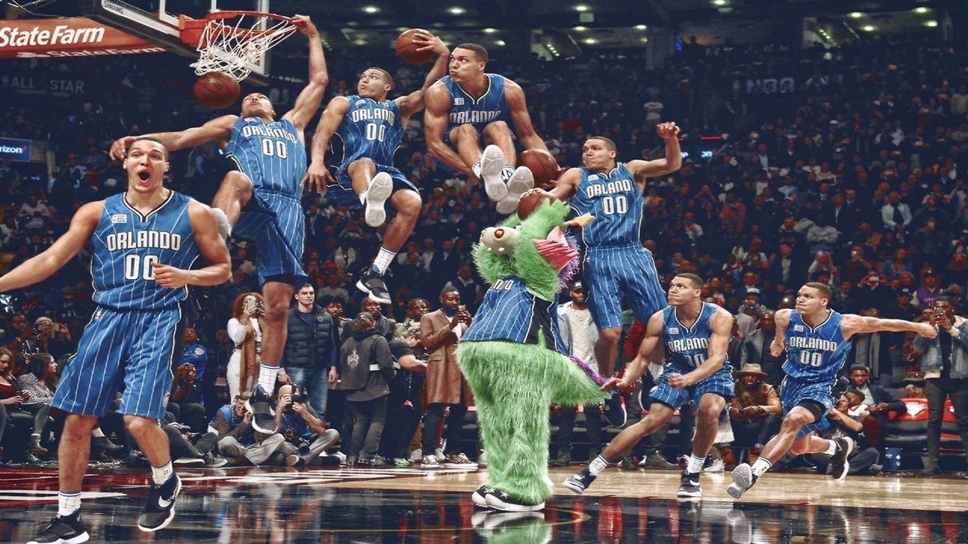 “高新体育中心篮球赛：全场沸腾，精彩绝伦”